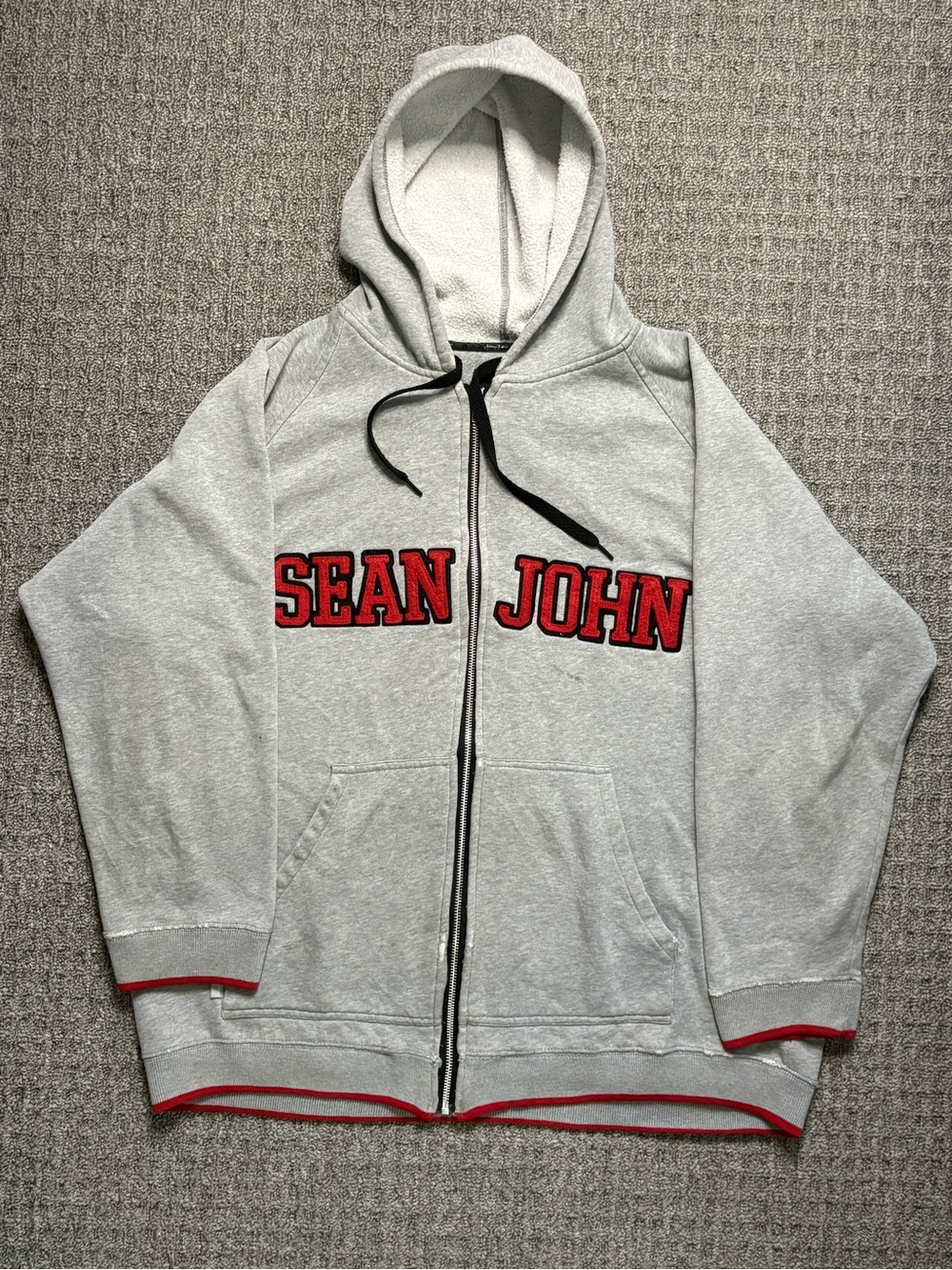 Y2K 2000s style Spellout Sean John Zip up | $25